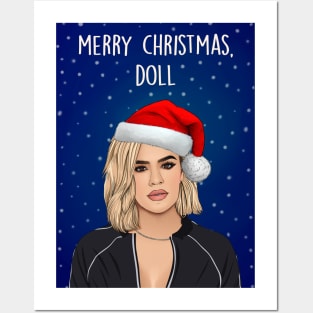 Merry Christmas doll Khloe K Posters and Art